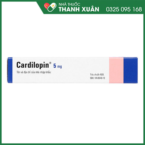 Cardilopin điều trị tăng huyết áp
